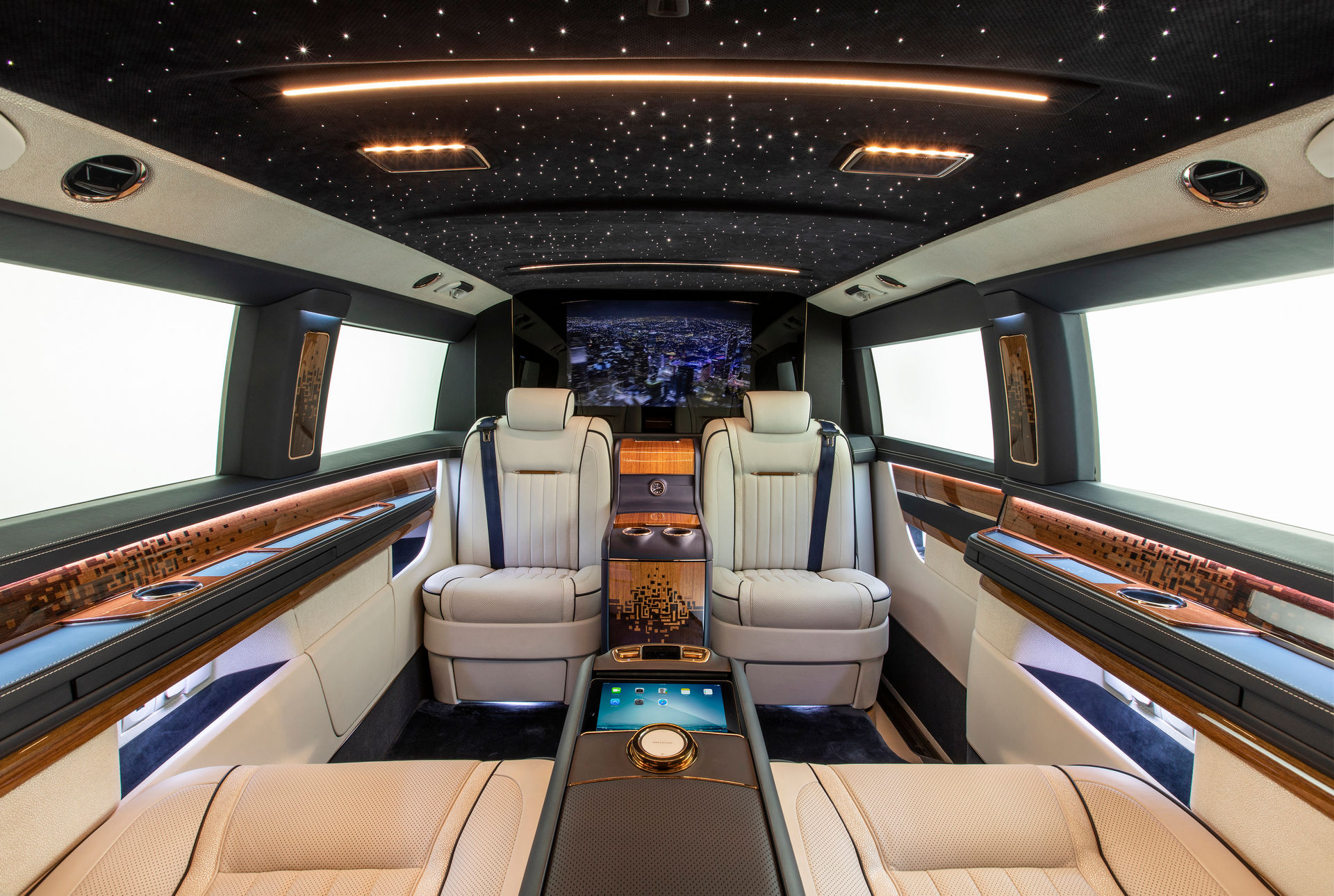 OKCU’s Mercedes-Benz V-Class Has An Espresso Machine, Champagne Cooler And Cigar Holder
