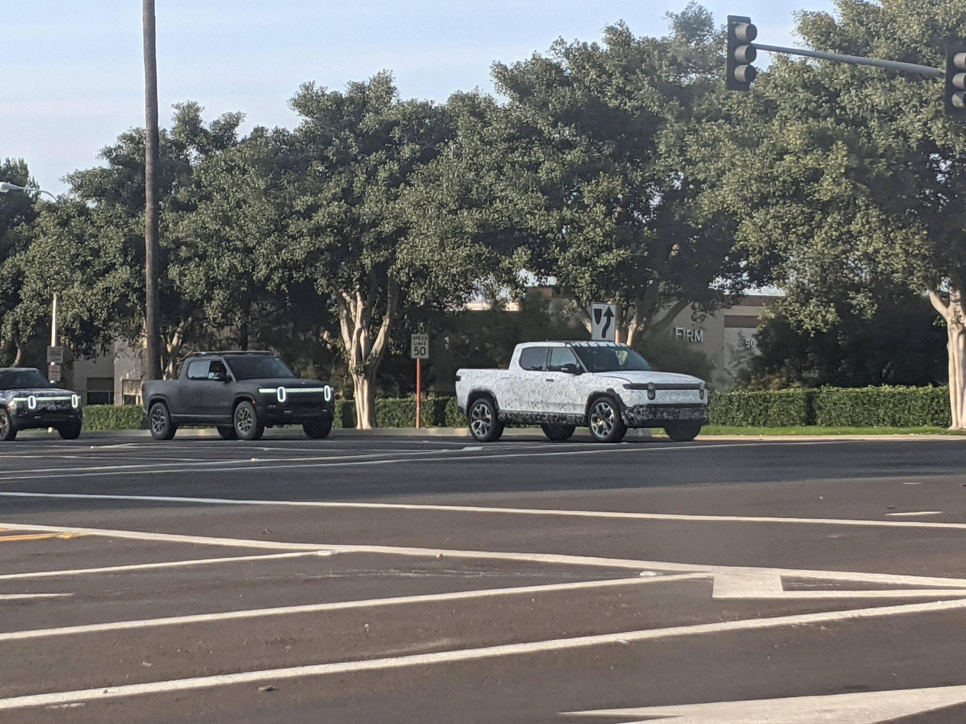 Rivian Spied Testing Its Amazon Van And R1T Pickup