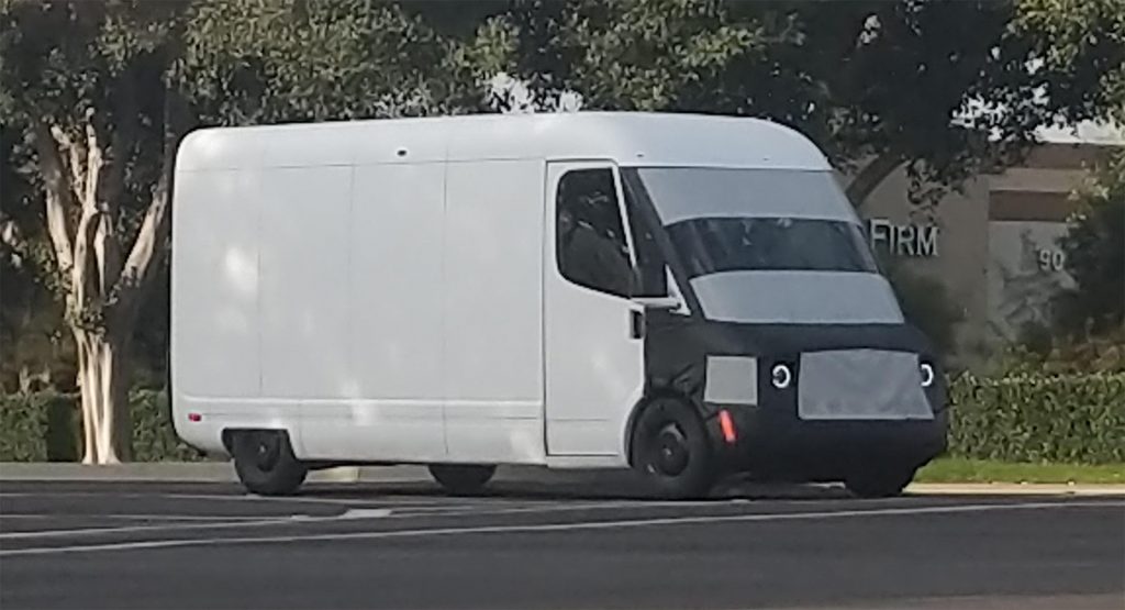  Rivian Spied Testing Its Amazon Van And R1T Pickup