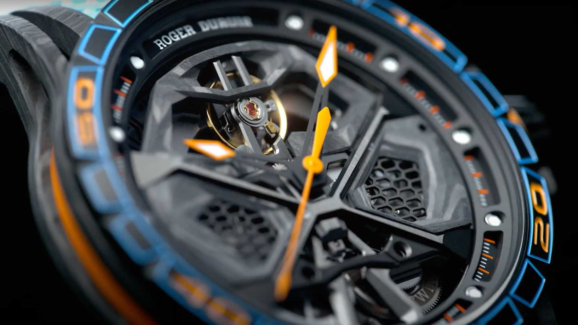 Roger Dubuis Launches $56K Timepiece Inspired By The Lamborghini Huracan STO