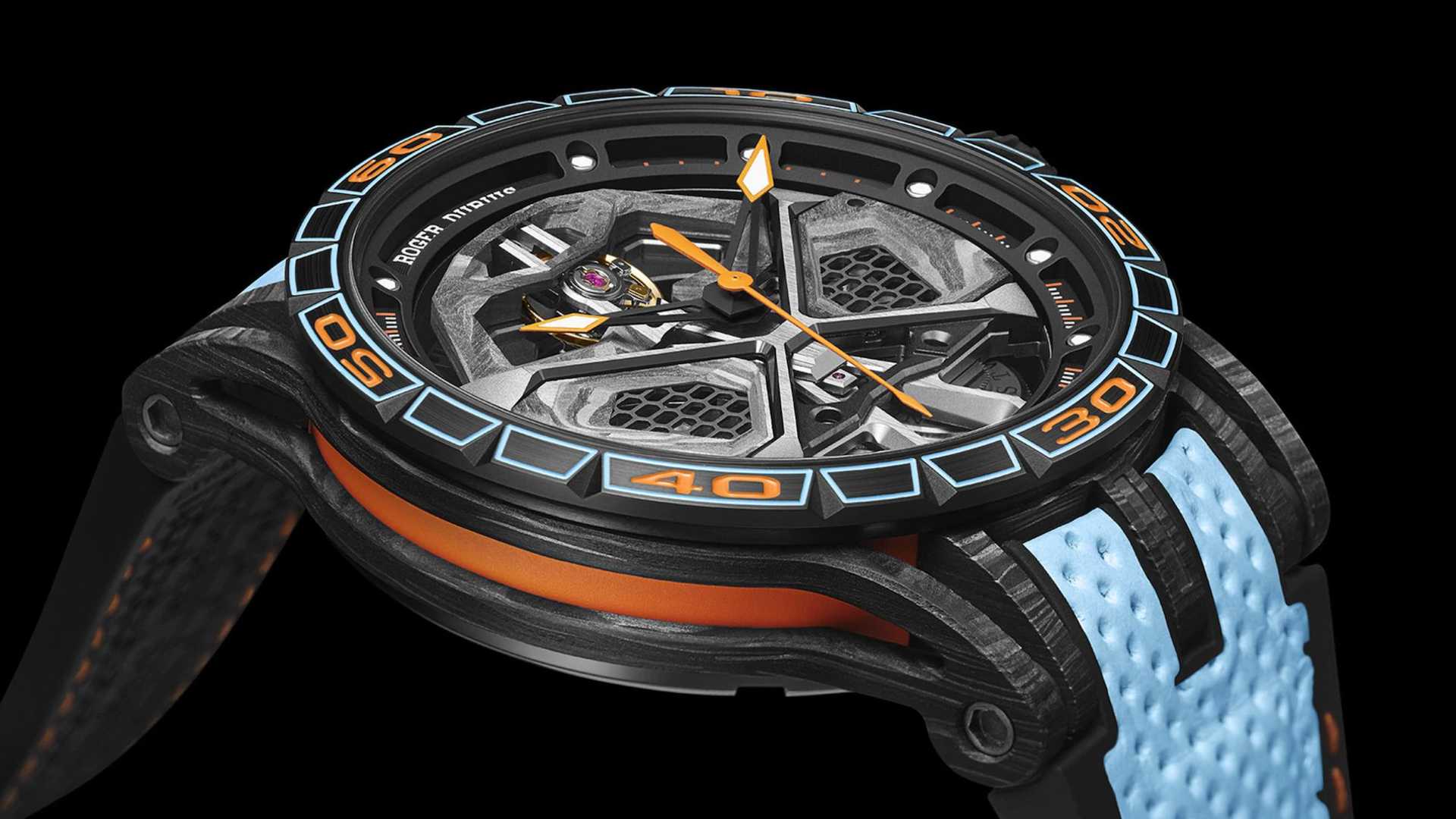 Roger Dubuis Launches $56K Timepiece Inspired By The Lamborghini Huracan STO