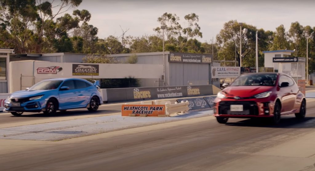  Toyota GR Yaris Wipes The Floor With New Honda Civic Type R
