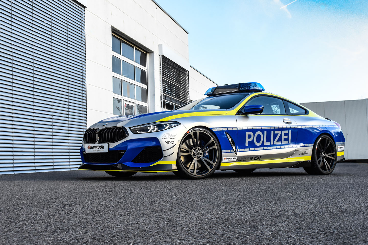 AC Schnitzer’s Police-Themed BMW M850i Coupe Can Chase Down Any Autobahn Speedsters