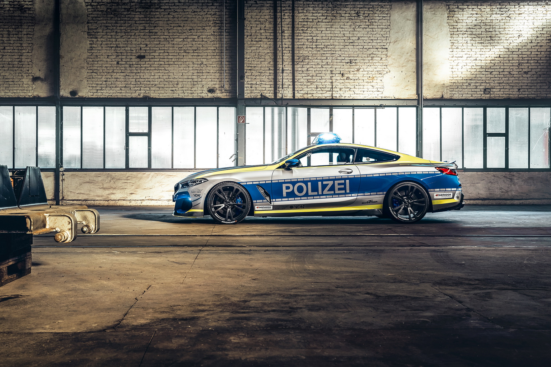 AC Schnitzer’s Police-Themed BMW M850i Coupe Can Chase Down Any Autobahn Speedsters