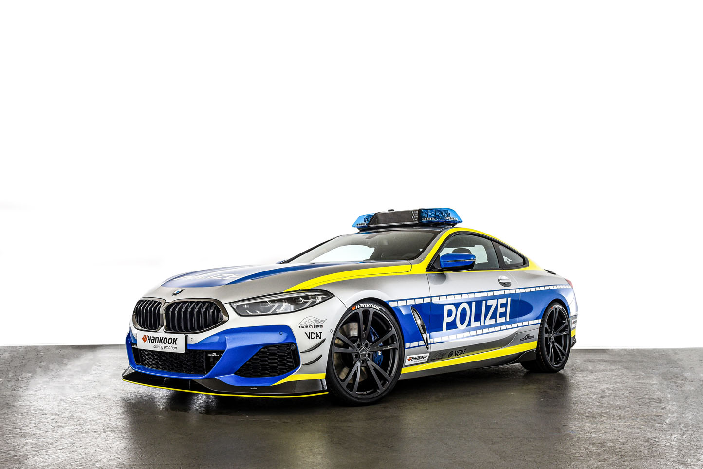 AC Schnitzer’s Police-Themed BMW M850i Coupe Can Chase Down Any Autobahn Speedsters