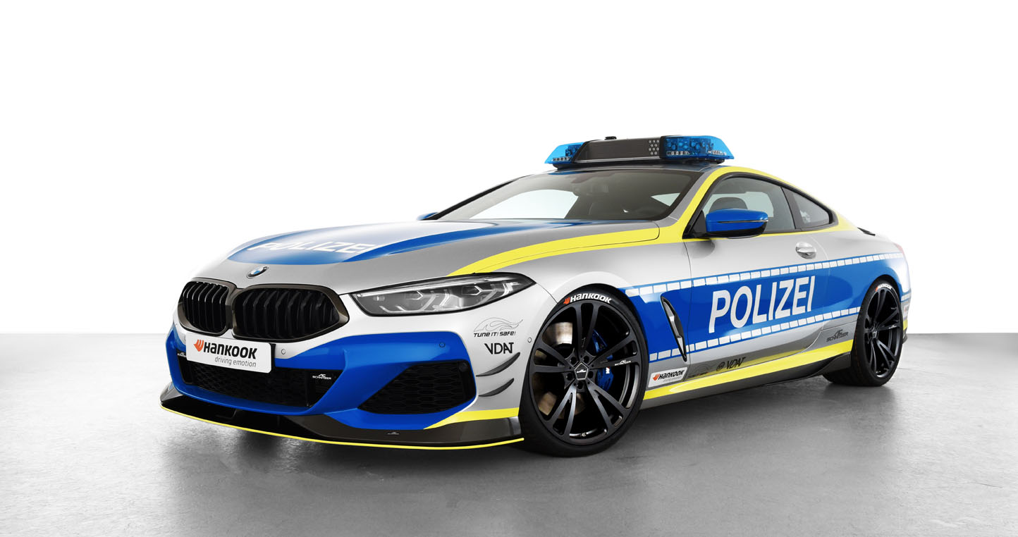 AC Schnitzer’s Police-Themed BMW M850i Coupe Can Chase Down Any Autobahn Speedsters