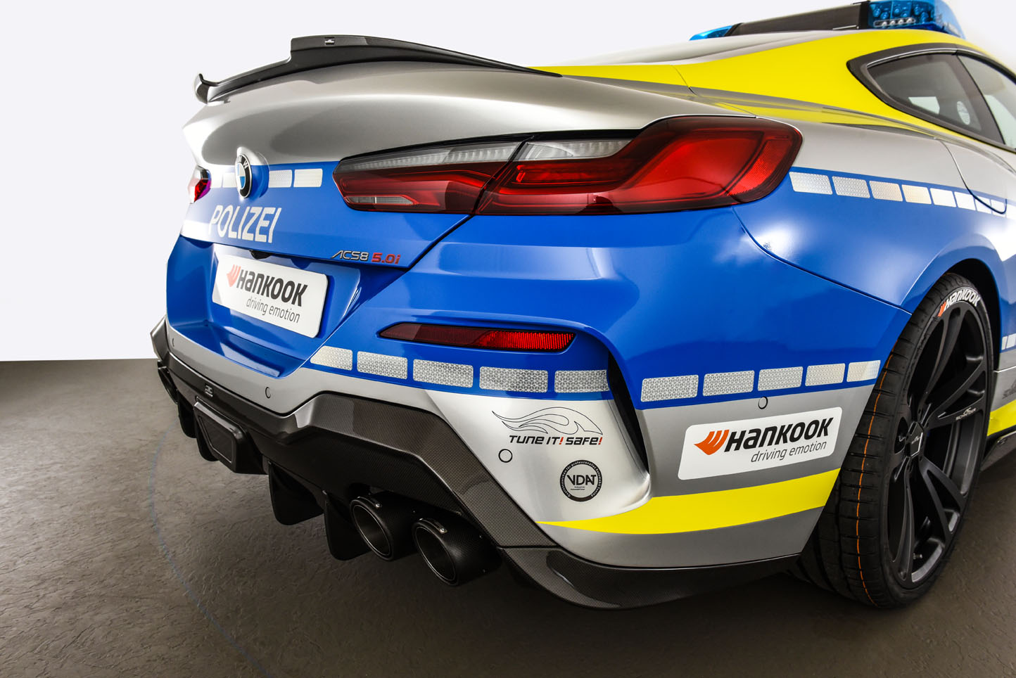 AC Schnitzer’s Police-Themed BMW M850i Coupe Can Chase Down Any Autobahn Speedsters