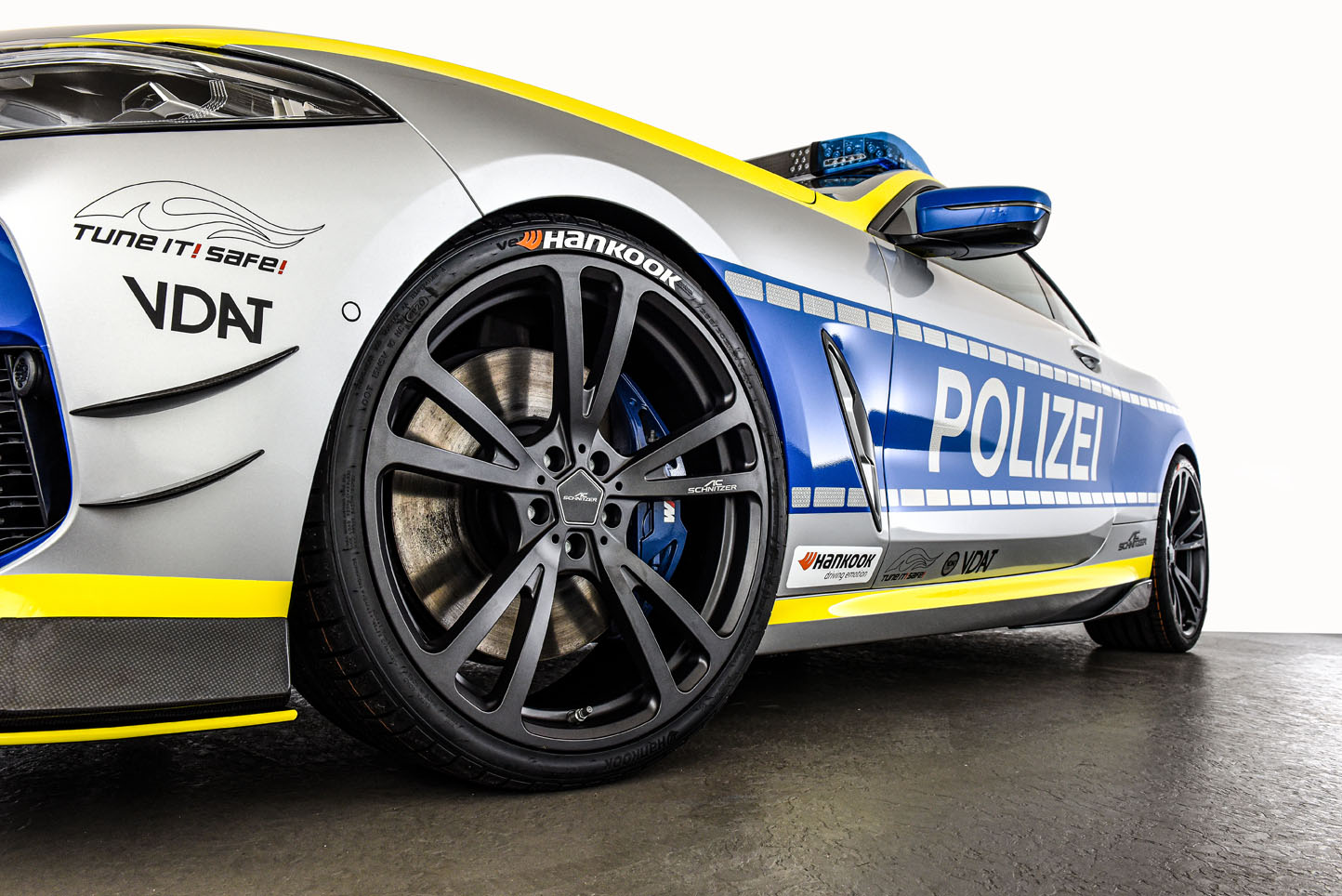 AC Schnitzer’s Police-Themed BMW M850i Coupe Can Chase Down Any Autobahn Speedsters