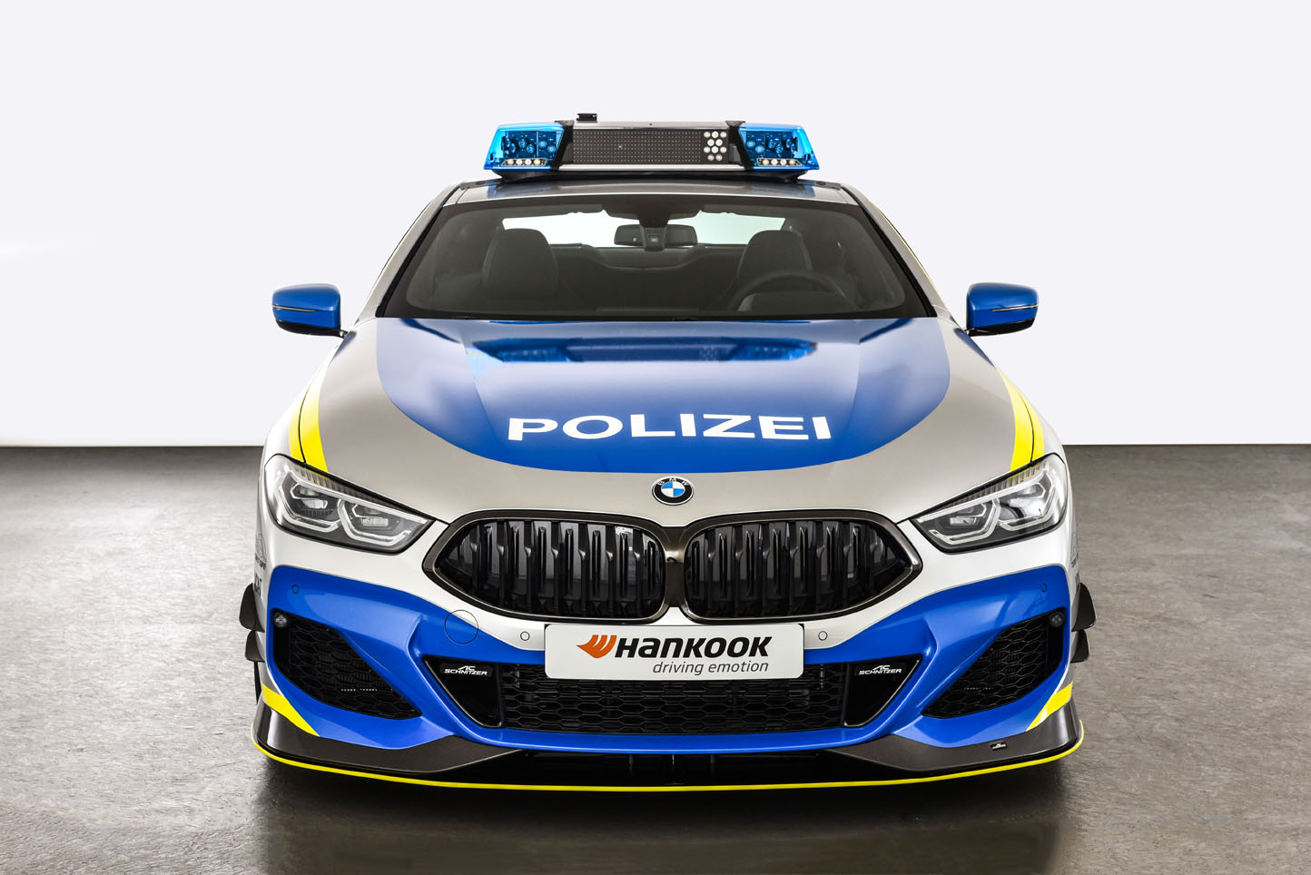 AC Schnitzer’s Police-Themed BMW M850i Coupe Can Chase Down Any Autobahn Speedsters