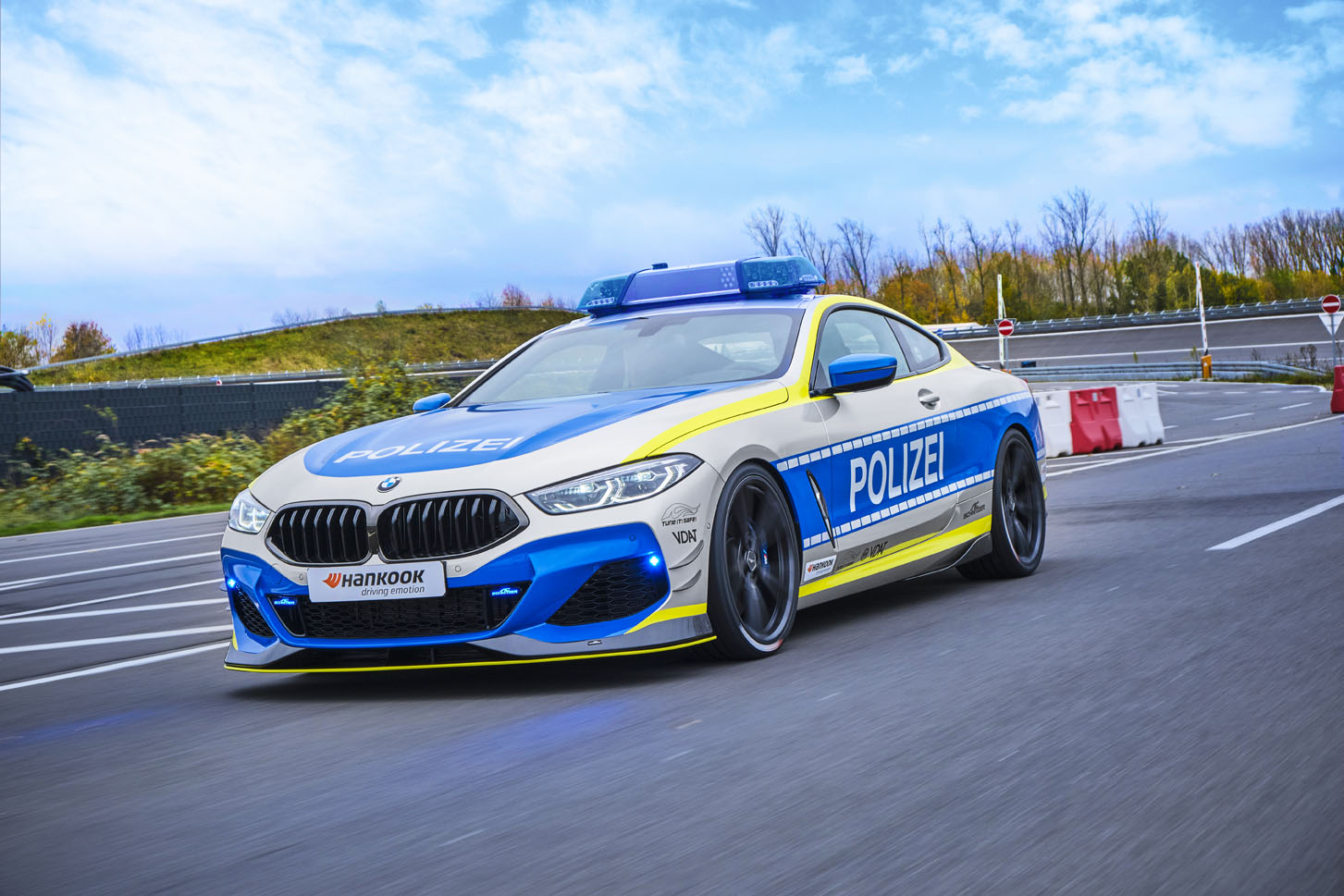 AC Schnitzer’s Police-Themed BMW M850i Coupe Can Chase Down Any Autobahn Speedsters