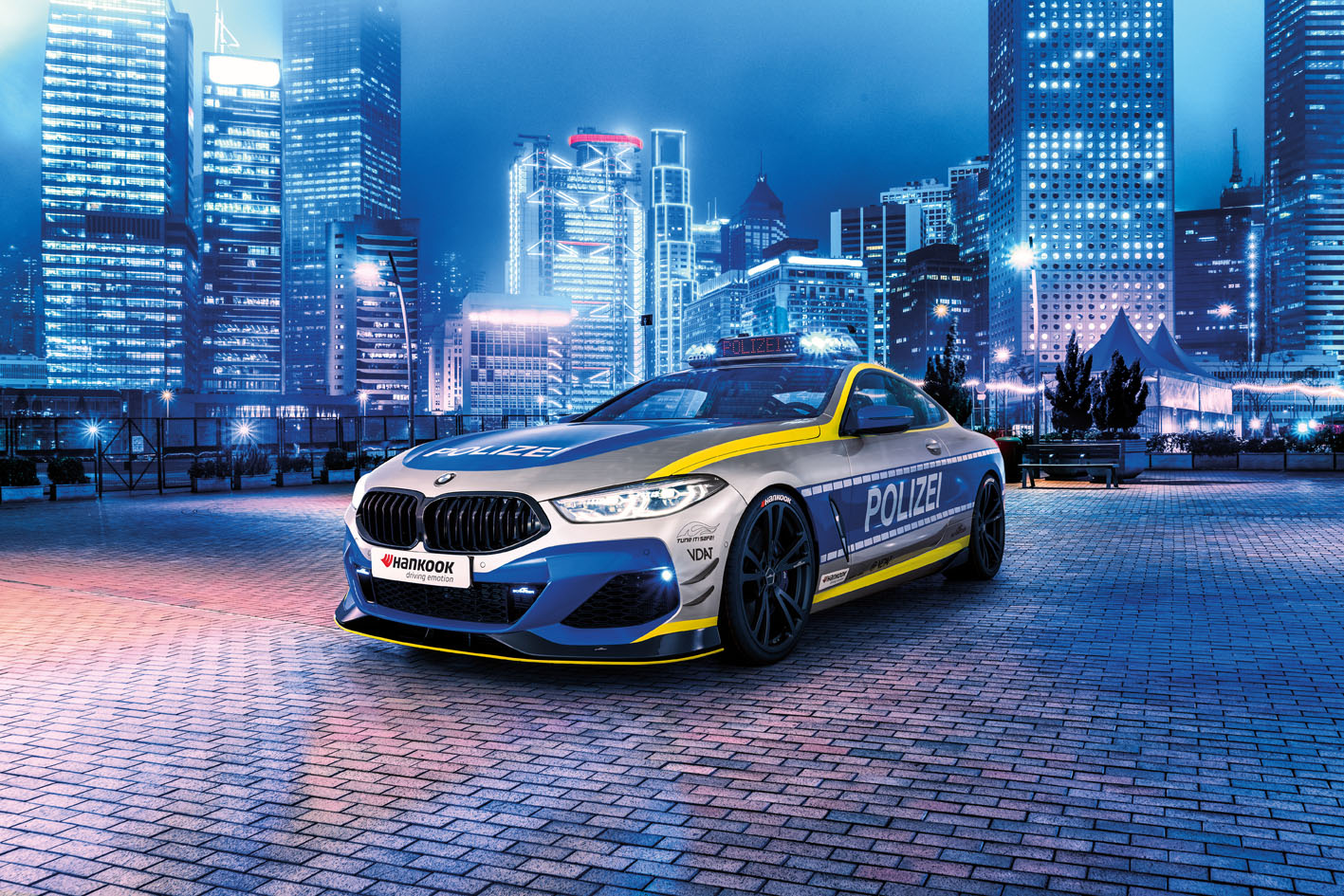 AC Schnitzer’s Police-Themed BMW M850i Coupe Can Chase Down Any Autobahn Speedsters