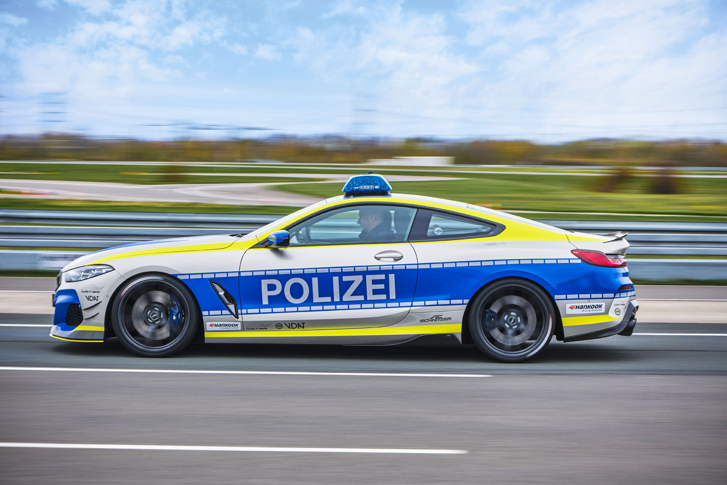 AC Schnitzer’s Police-Themed BMW M850i Coupe Can Chase Down Any Autobahn Speedsters