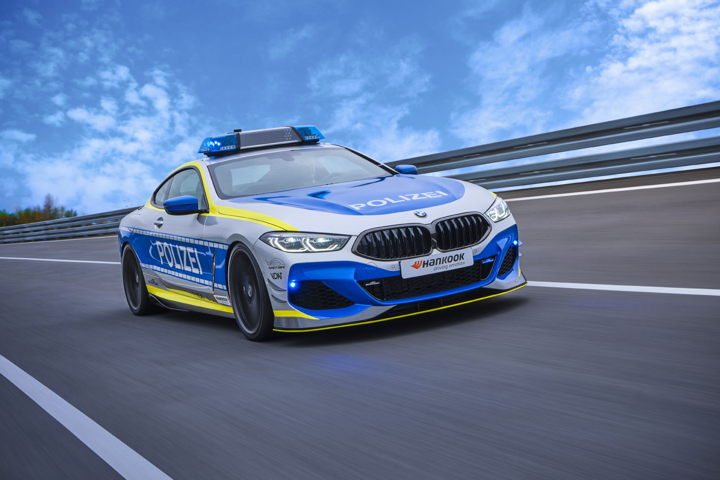 AC Schnitzer’s Police-Themed BMW M850i Coupe Can Chase Down Any Autobahn Speedsters