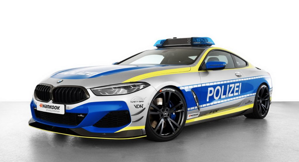  AC Schnitzer’s Police-Themed BMW M850i Coupe Can Chase Down Any Autobahn Speedsters