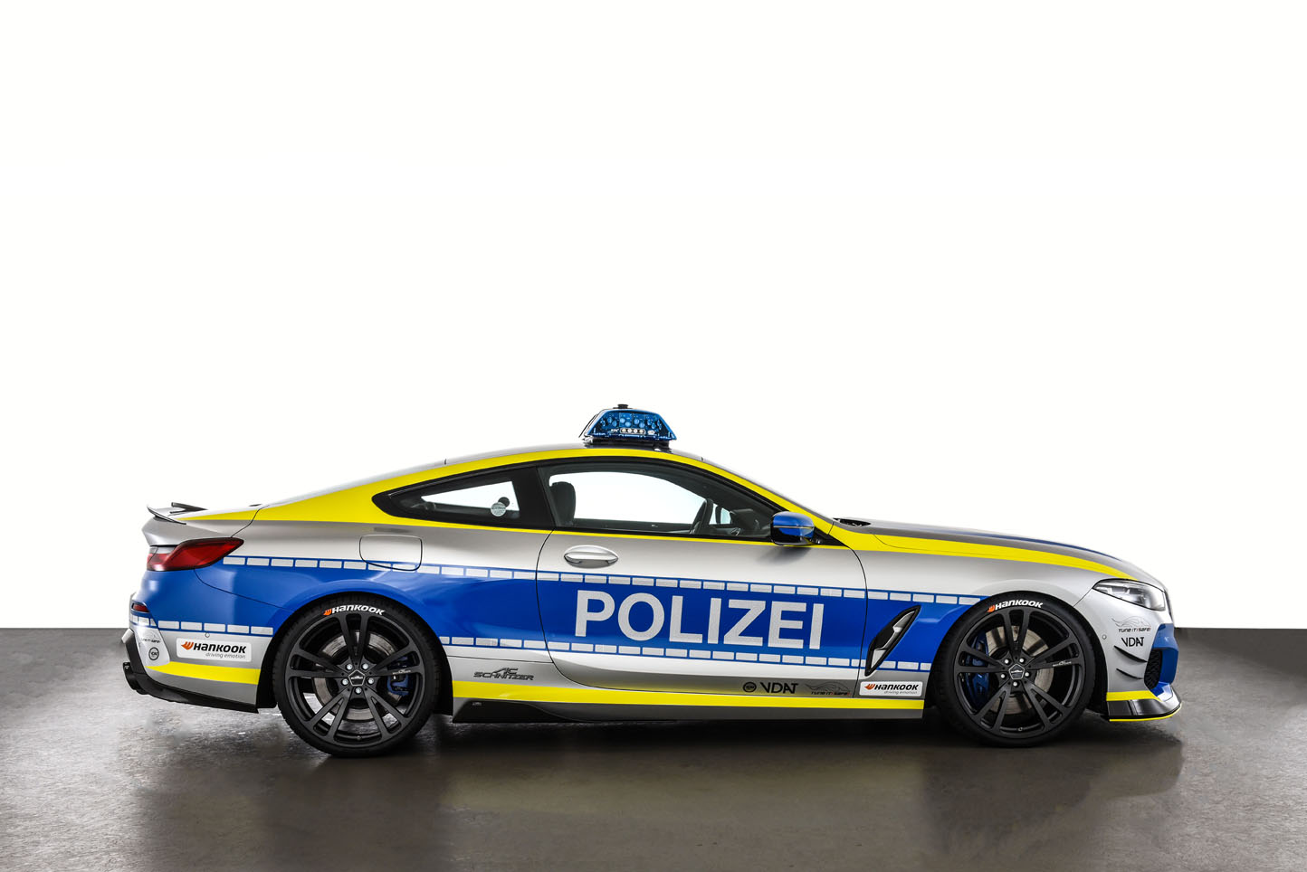 AC Schnitzer’s Police-Themed BMW M850i Coupe Can Chase Down Any Autobahn Speedsters
