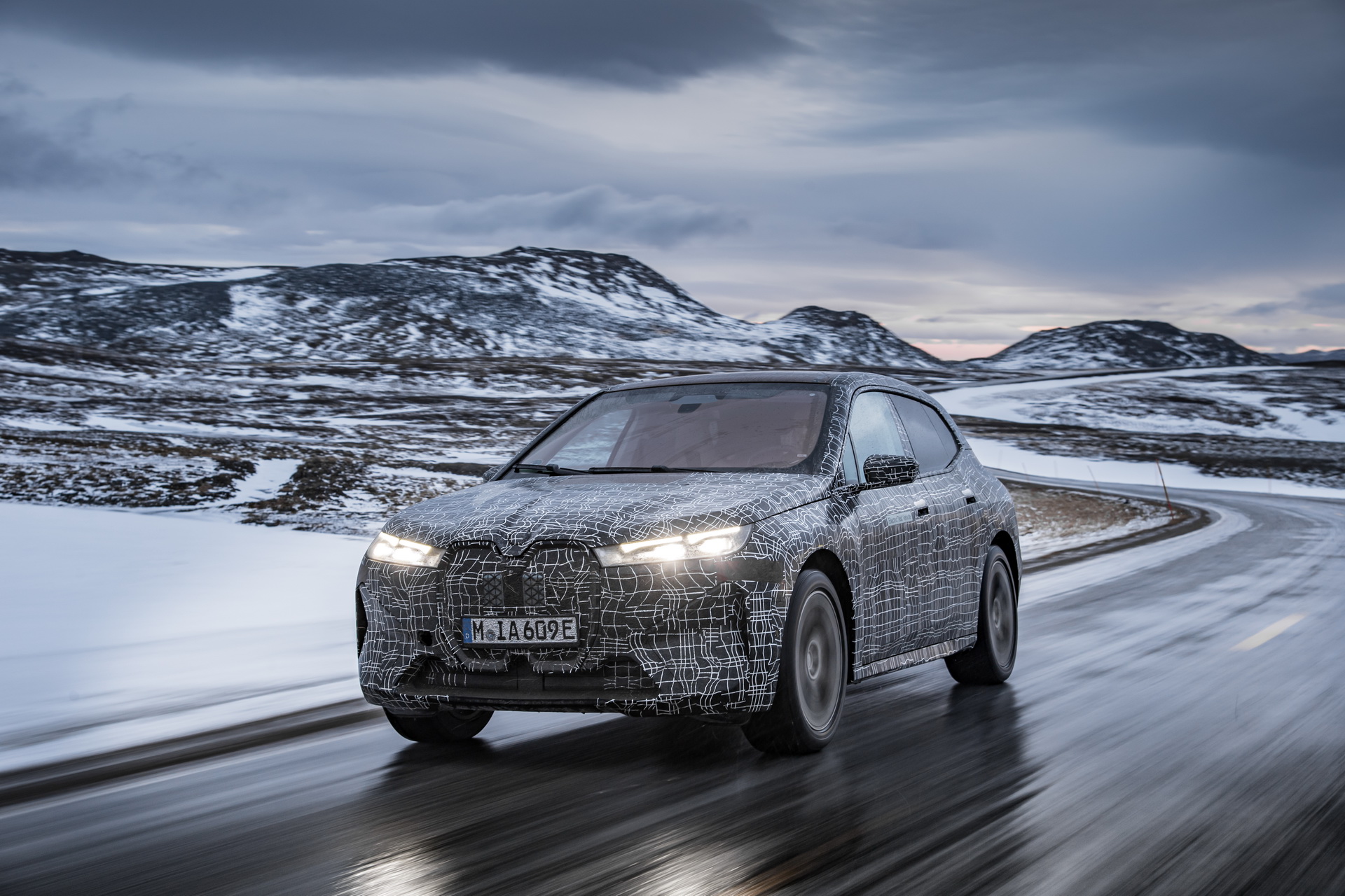 2022 BMW iX Electric SUV Enters Cold Testing Phase In The Frozen North