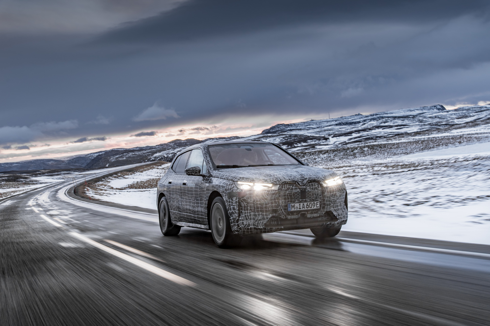 2022 BMW iX Electric SUV Enters Cold Testing Phase In The Frozen North