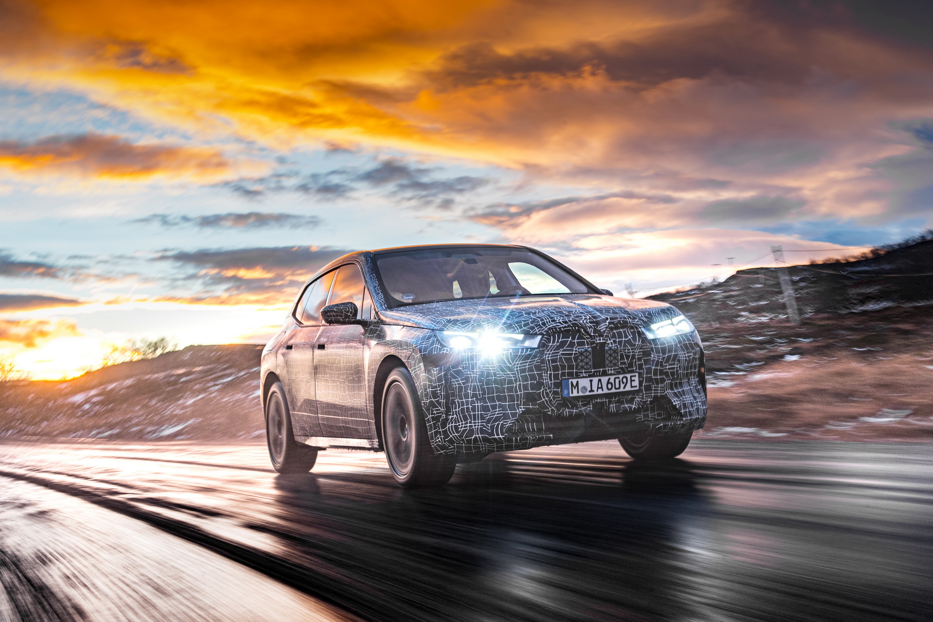 2022 BMW iX Electric SUV Enters Cold Testing Phase In The Frozen North