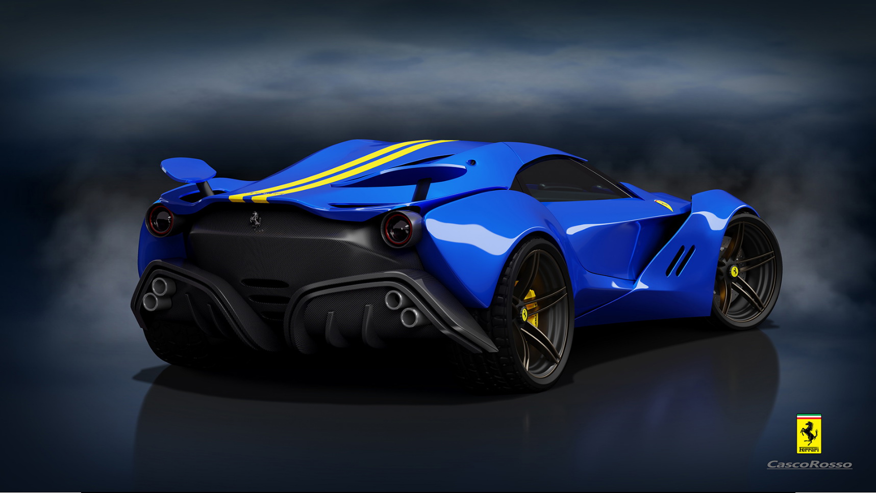 Ferrari CascoRosso Concept Is A Fresh, Imaginary Take On Maranello’s Exotics