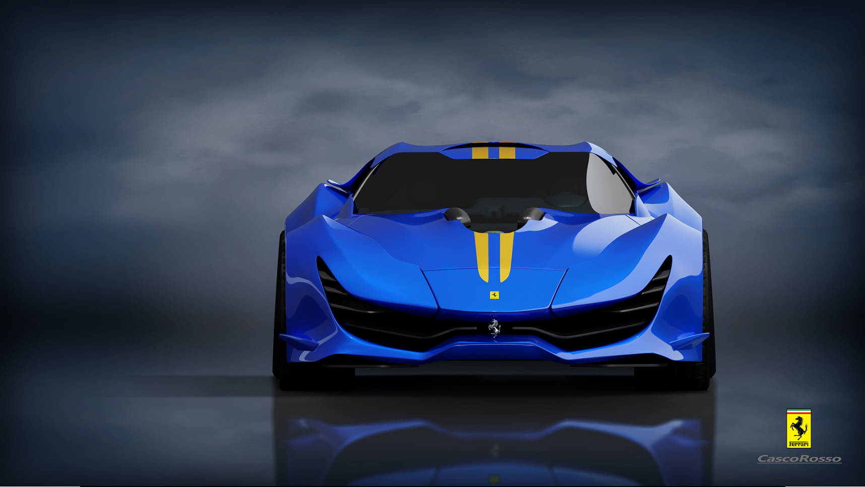 Ferrari CascoRosso Concept Is A Fresh, Imaginary Take On Maranello’s Exotics