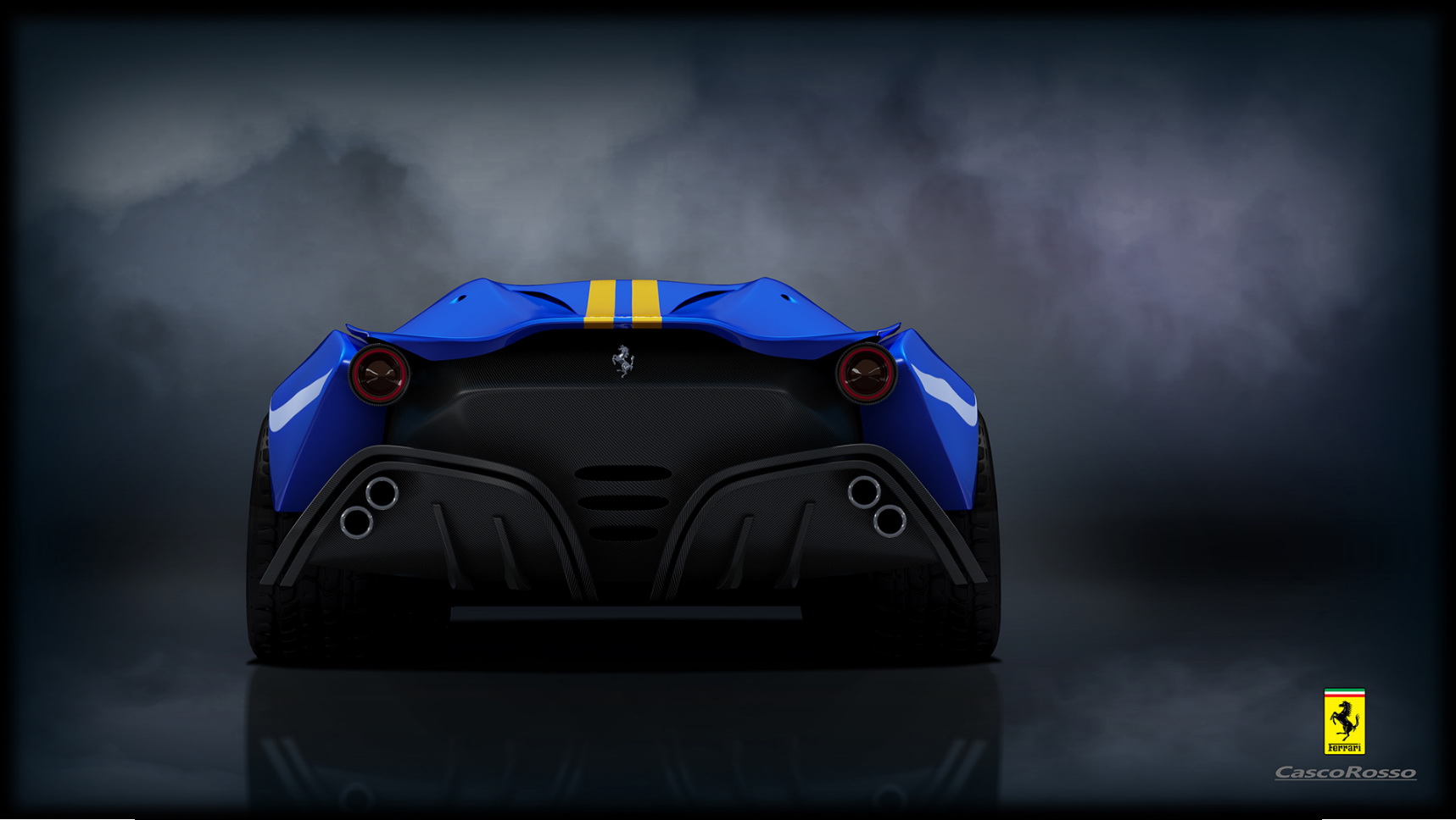 Ferrari CascoRosso Concept Is A Fresh, Imaginary Take On Maranello’s Exotics