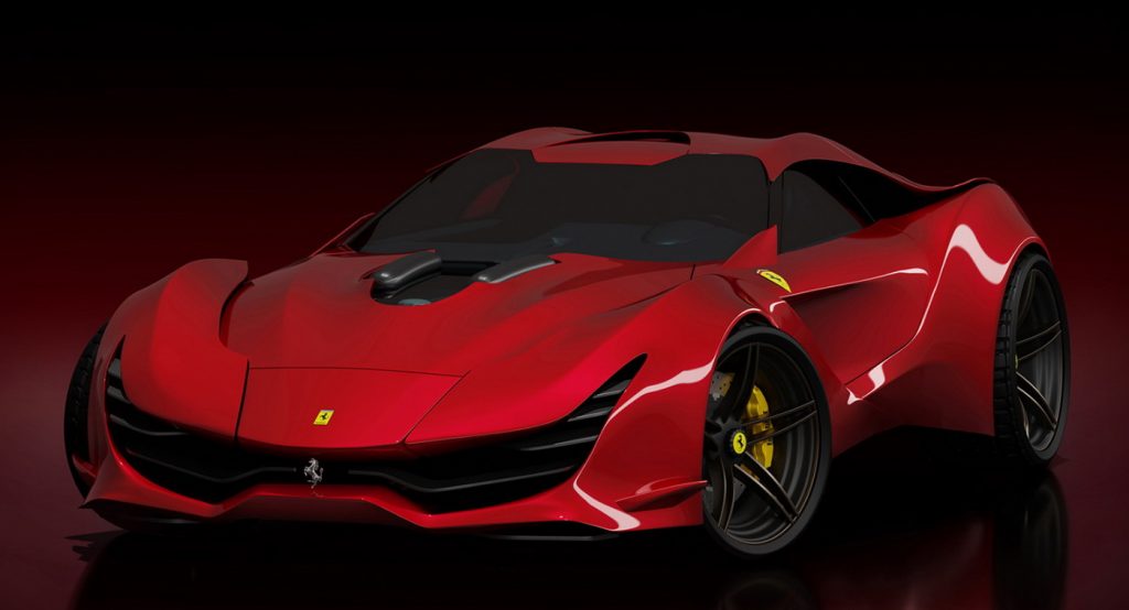  Ferrari CascoRosso Concept Is A Fresh, Imaginary Take On Maranello’s Exotics