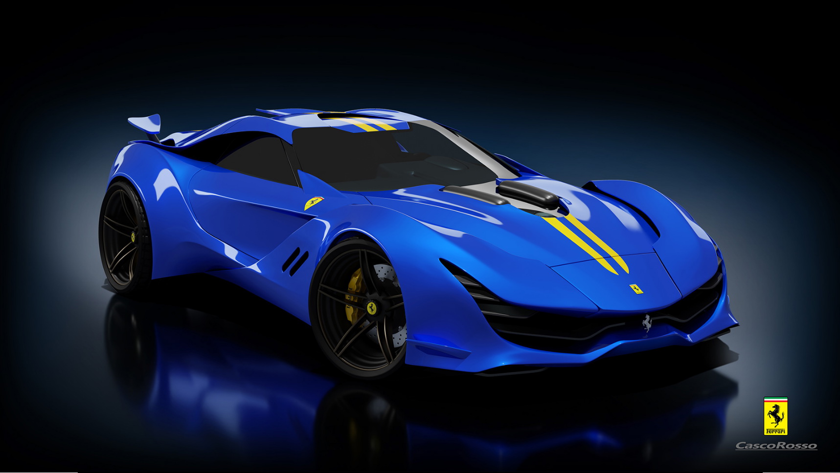 Ferrari CascoRosso Concept Is A Fresh, Imaginary Take On Maranello’s Exotics