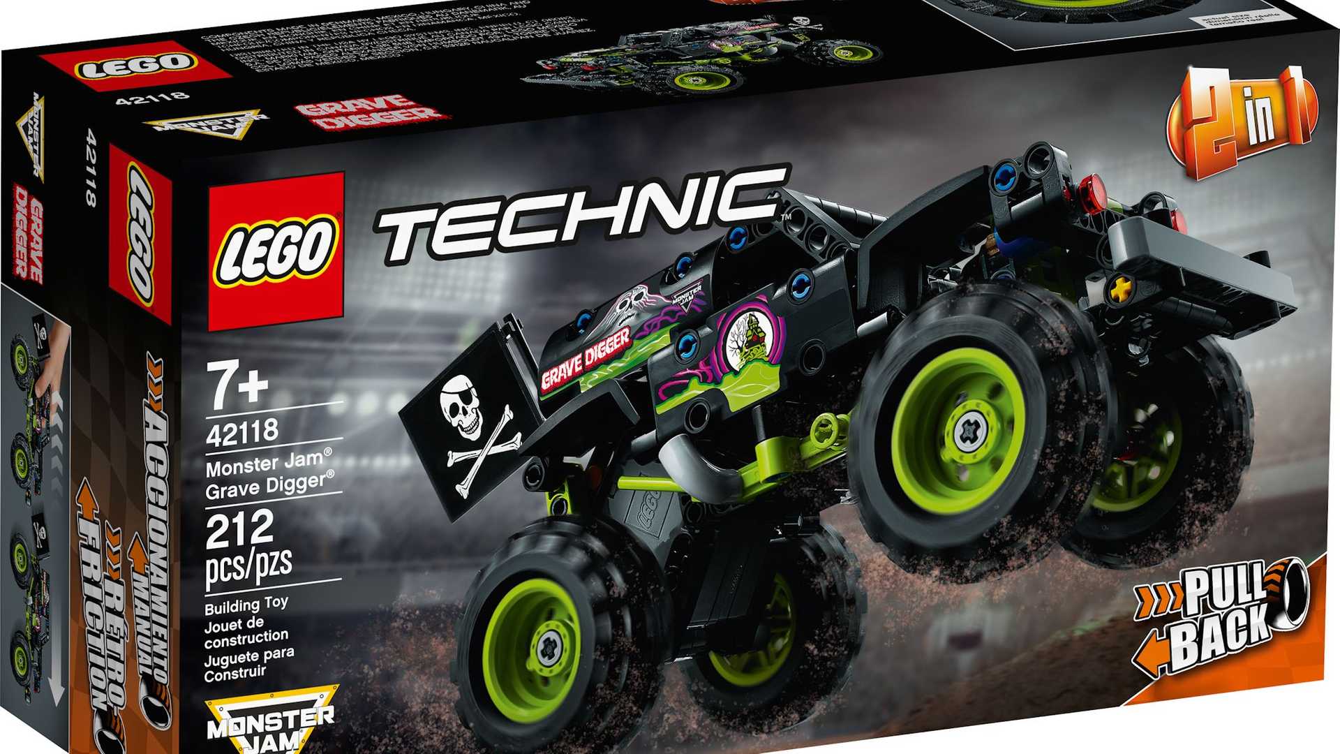 Grave Digger And Max D Become Pull Back Action LEGO Kits On Friday