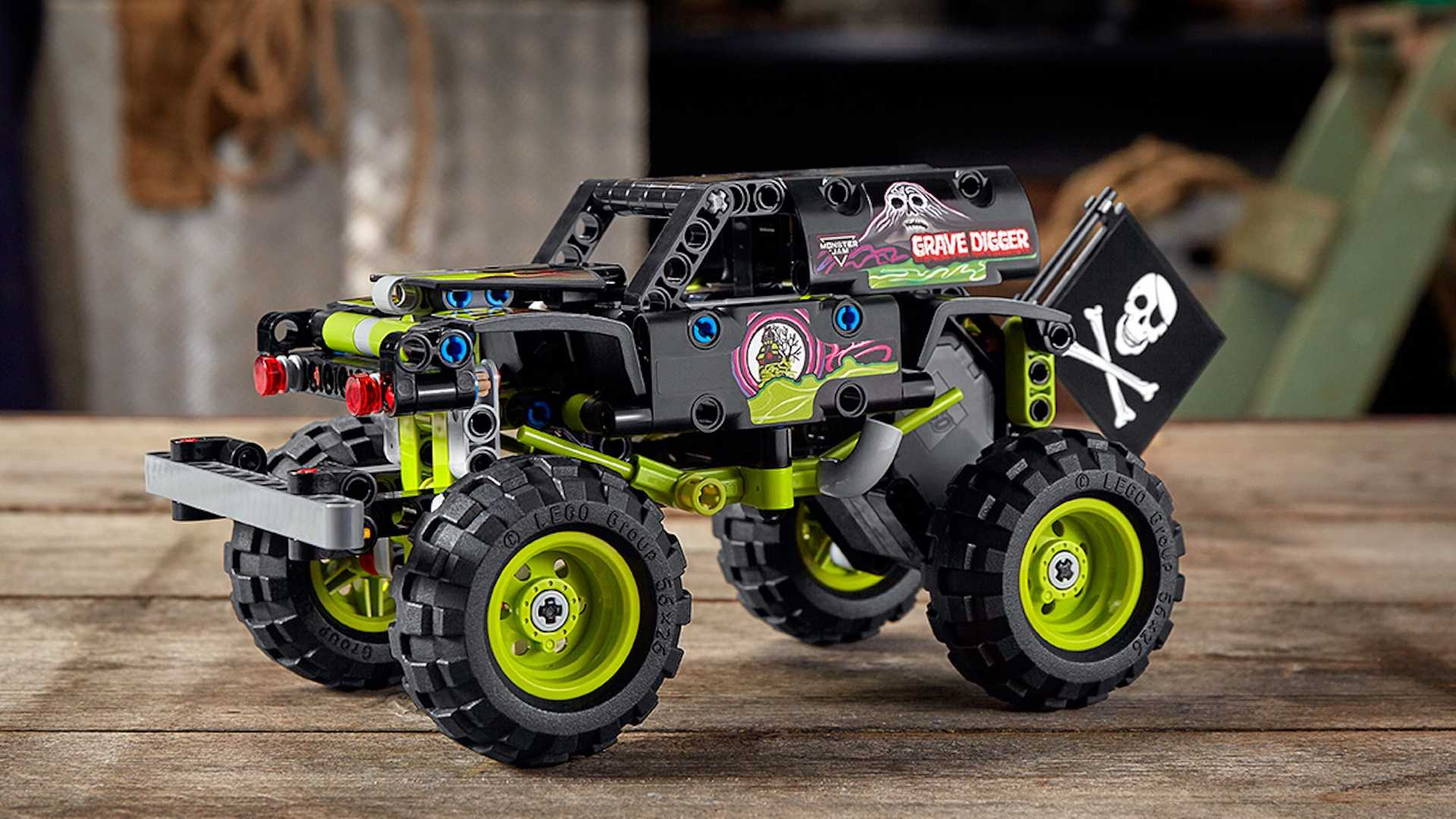 Grave Digger And Max D Become Pull Back Action LEGO Kits On Friday