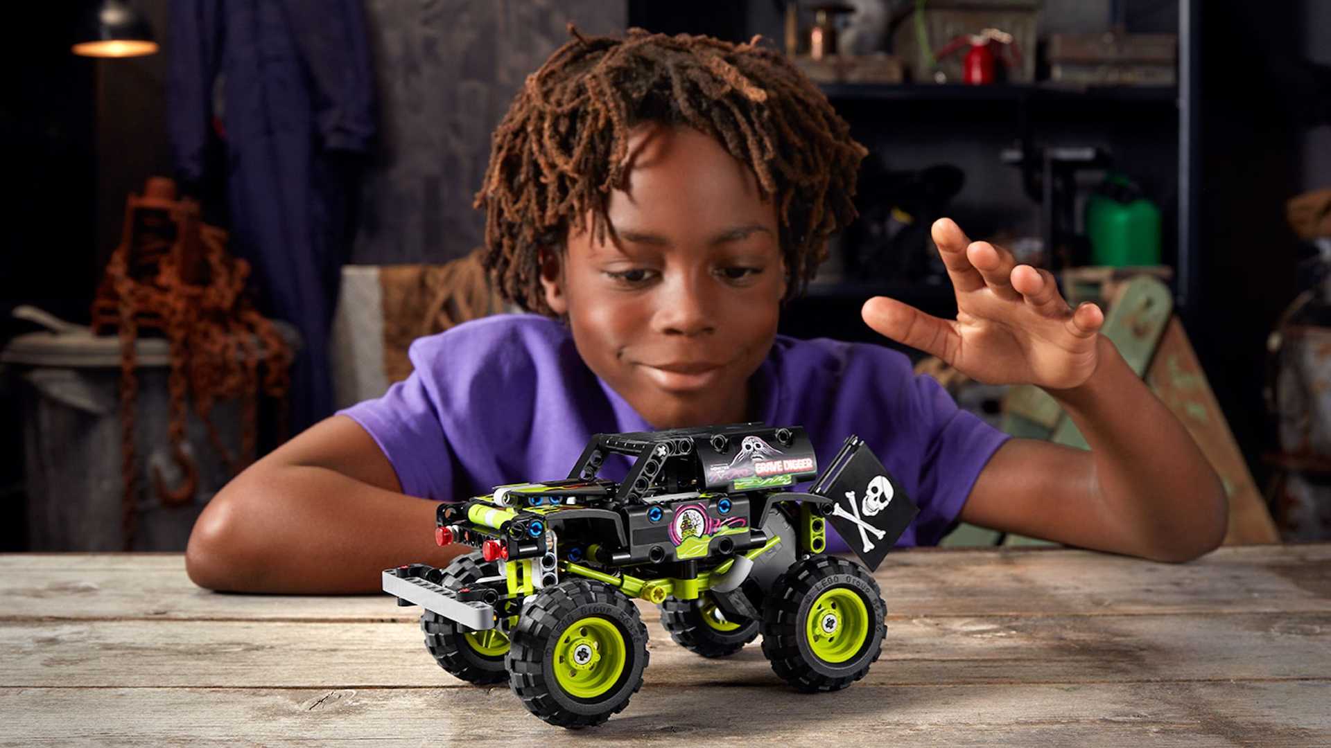 Grave Digger And Max D Become Pull Back Action LEGO Kits On Friday