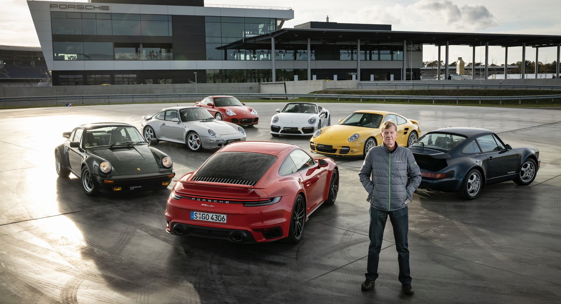 Seven Generations Of 911 Turbo With Rally Legend Walter Rohrl