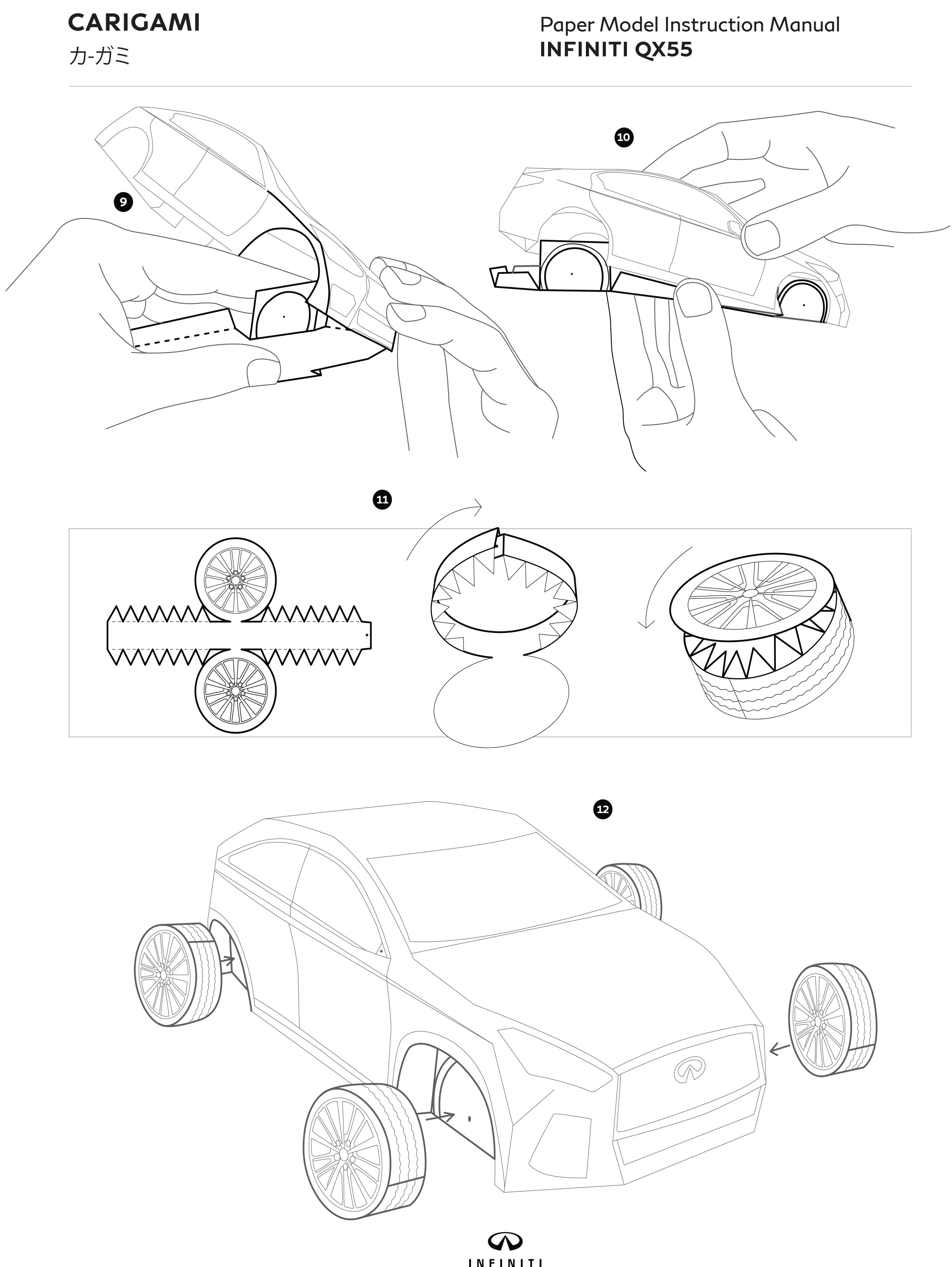 Build Your Very Own 2022 Infiniti QX55 Cargiami Paper Model