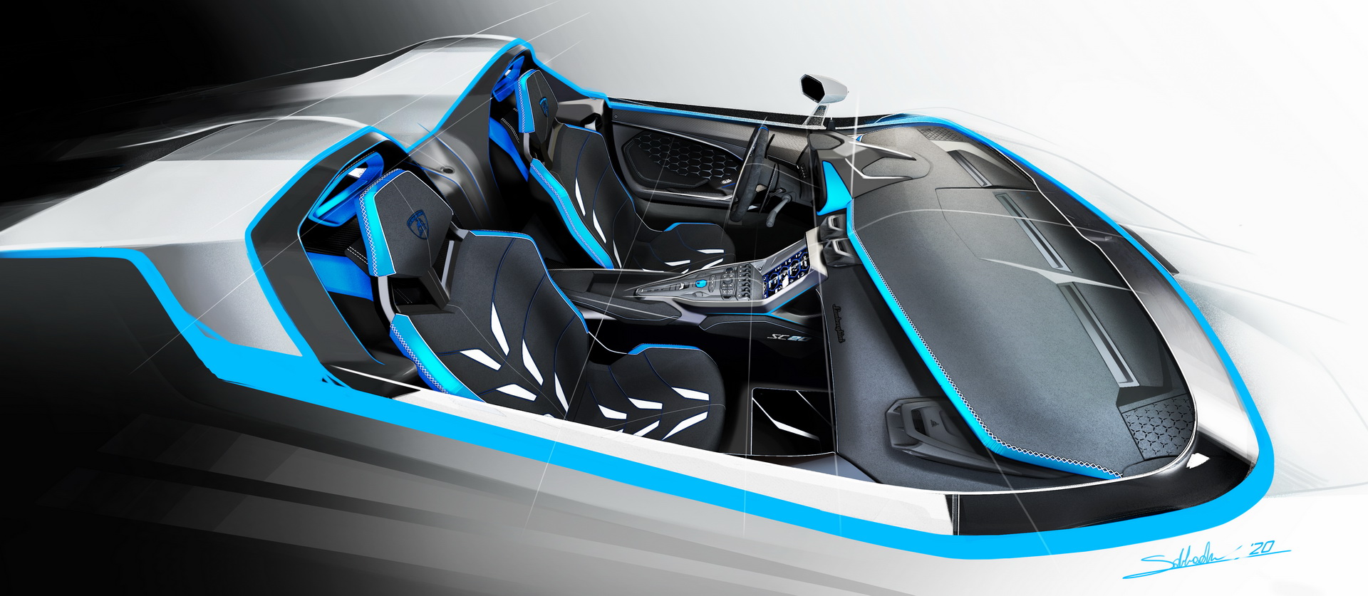 Lamborghini Debuts New SC20, A One-Off V12 Roadster Built For A Lucky Individual