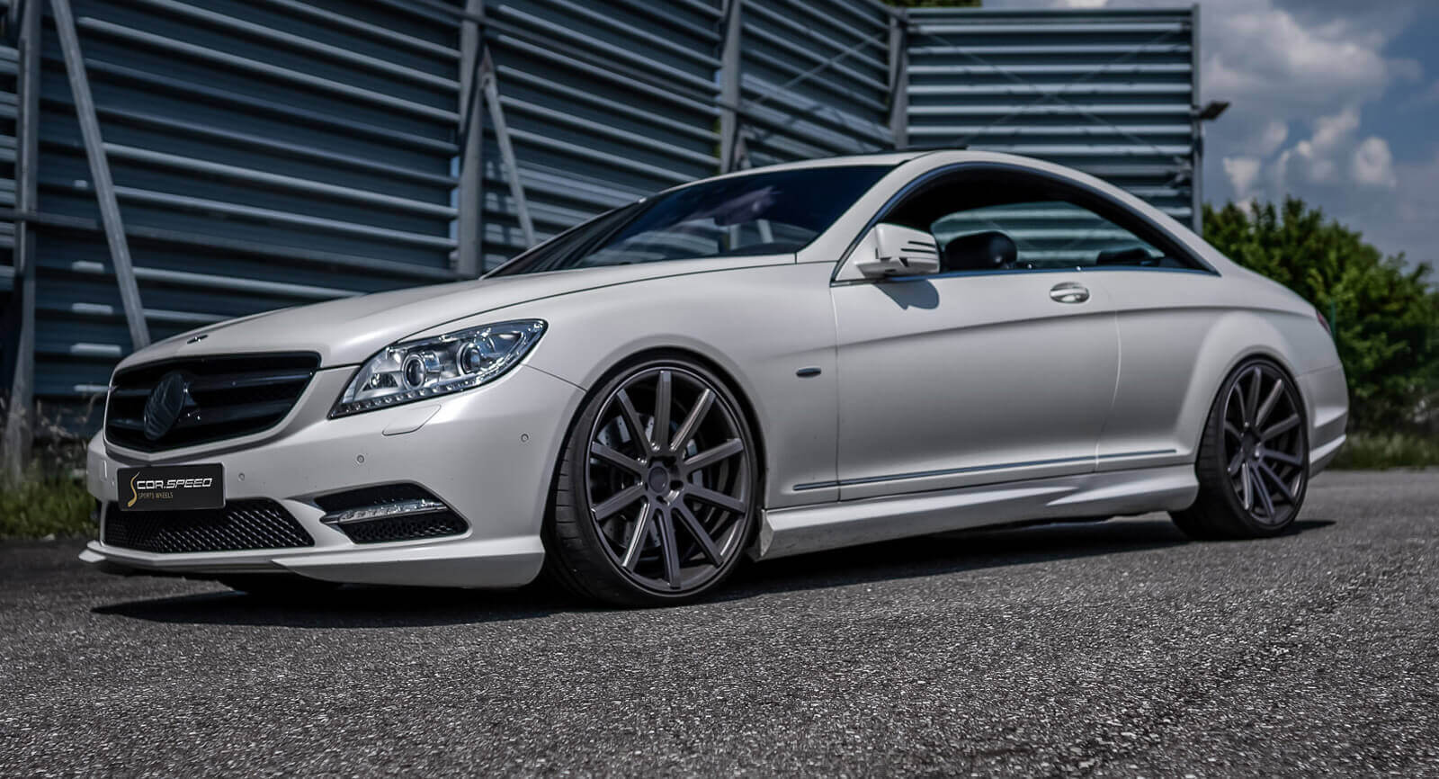 Mercedes Benz Cl 500 Gets A Revamp With Revised Stance New Wheels Carscoops