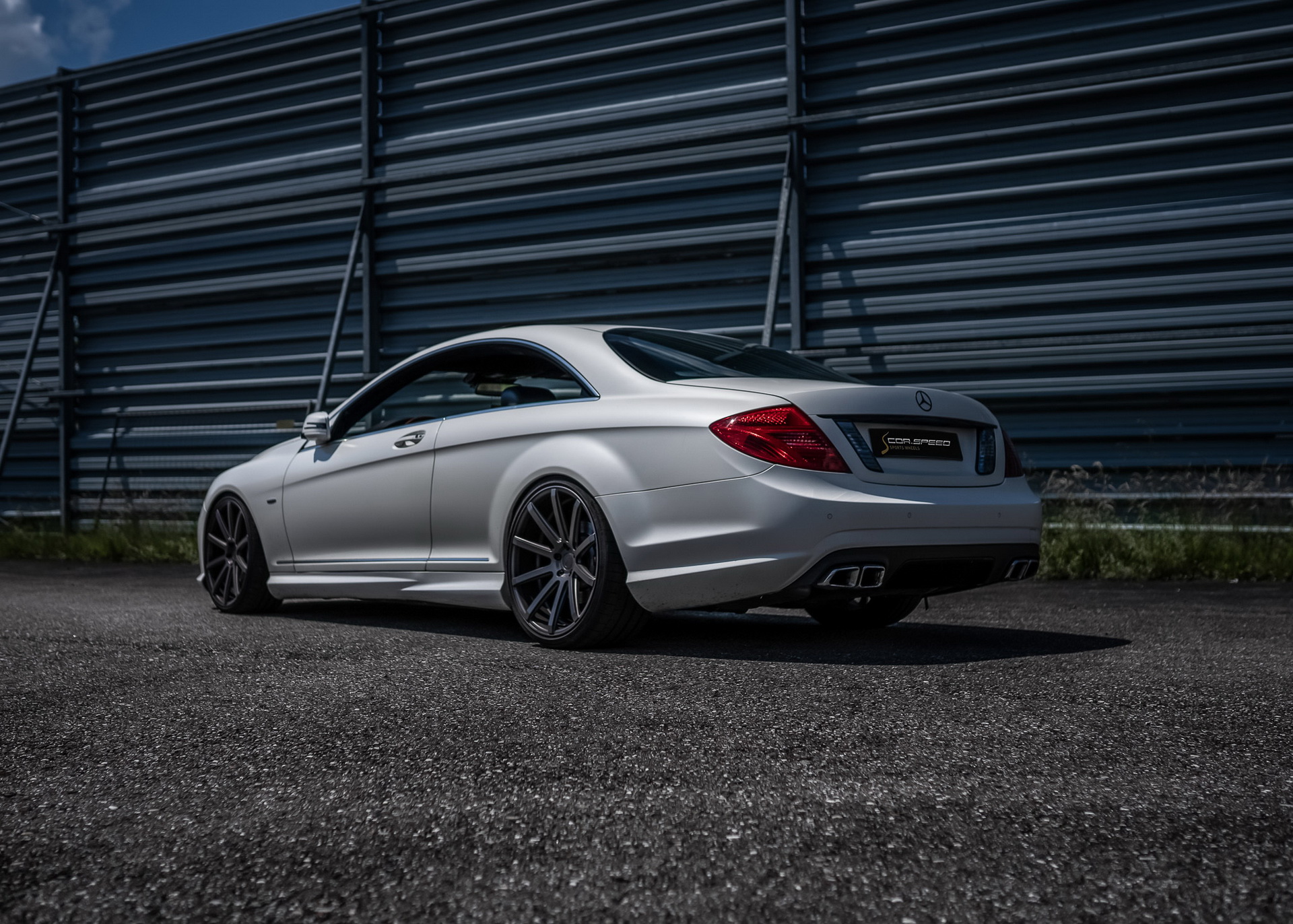 Mercedes Benz Cl 500 Gets A Revamp With Revised Stance New Wheels Carscoops