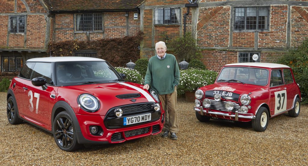 Rally Legend Paddy Hopkirk Takes Delivery Of His Limited Edition MINI
