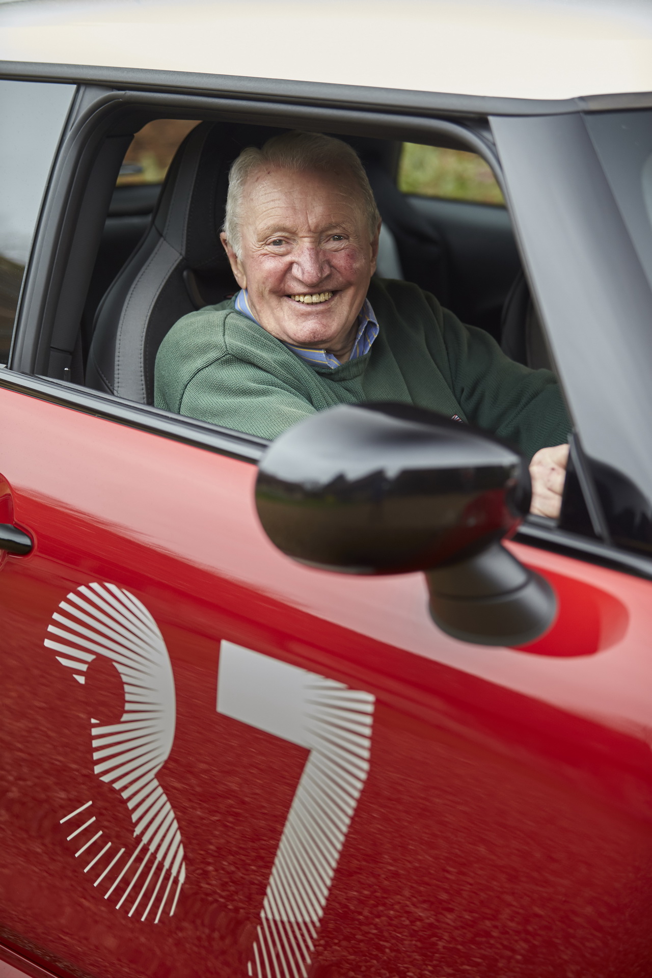 Rally Legend Paddy Hopkirk Takes Delivery Of His Limited Edition MINI