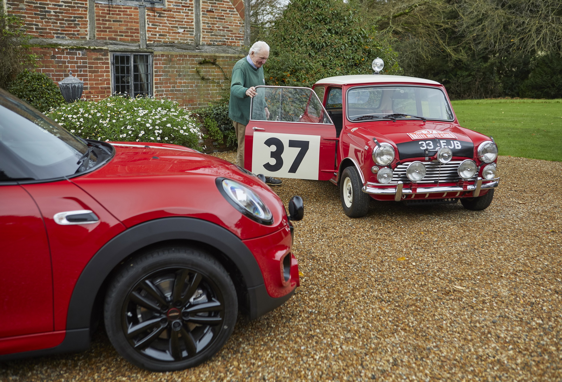Rally Legend Paddy Hopkirk Takes Delivery Of His Limited Edition MINI