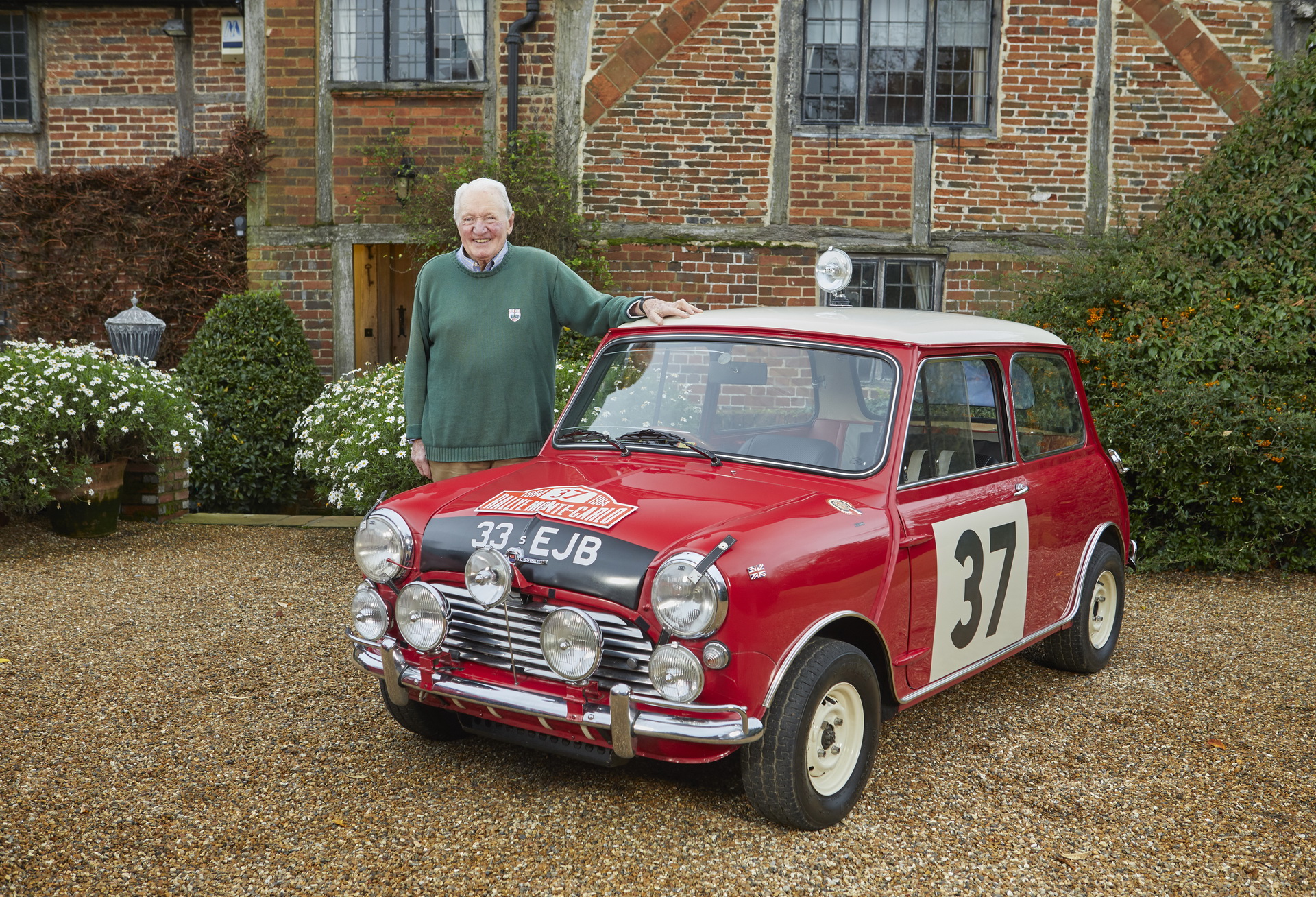 Rally Legend Paddy Hopkirk Takes Delivery Of His Limited Edition MINI