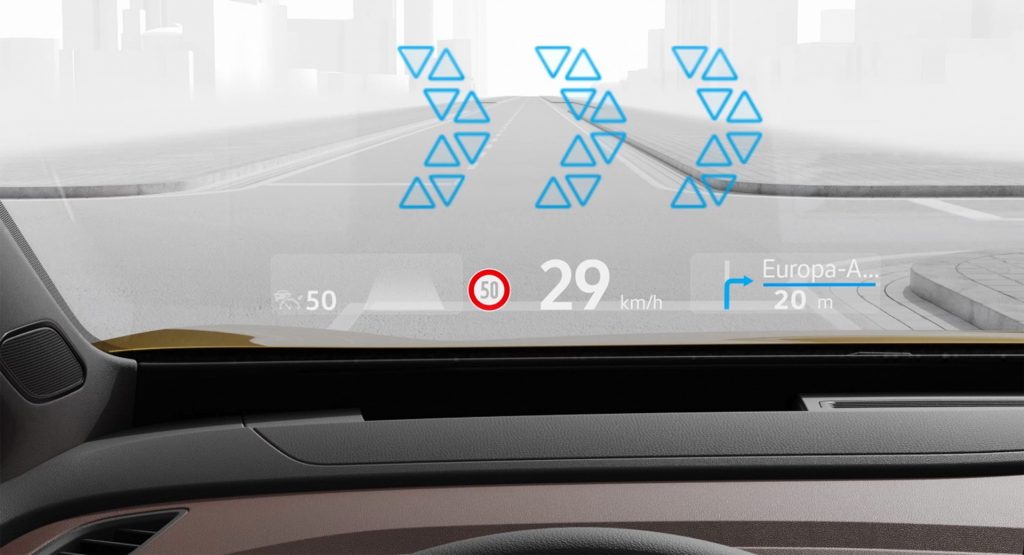VW’s Augmented Reality Head-Up Display Tech Is Properly Futuristic