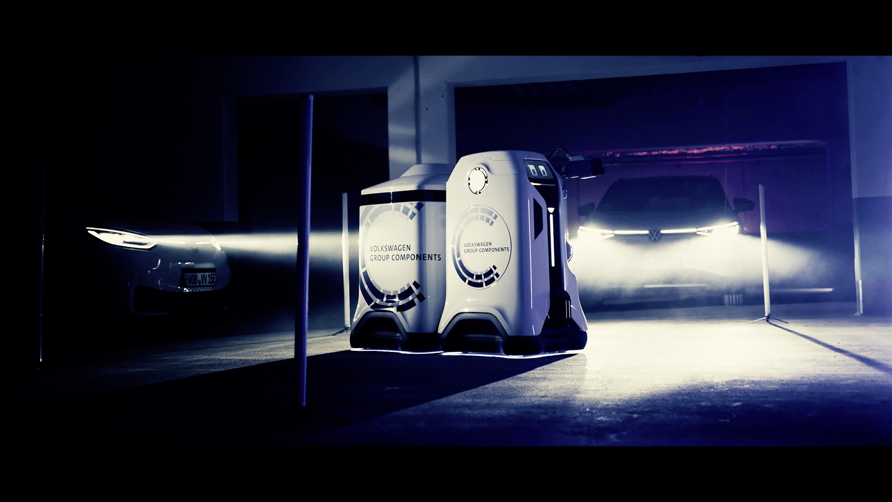 Beep Boop: VW Previews Mobile EV Charging Robot Prototype