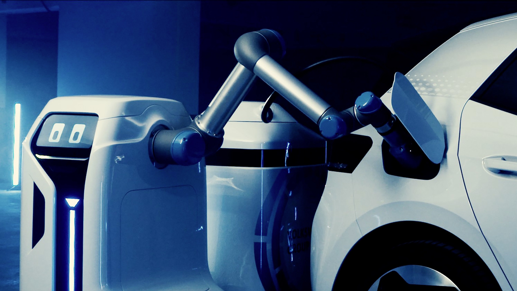 Beep Boop: VW Previews Mobile EV Charging Robot Prototype