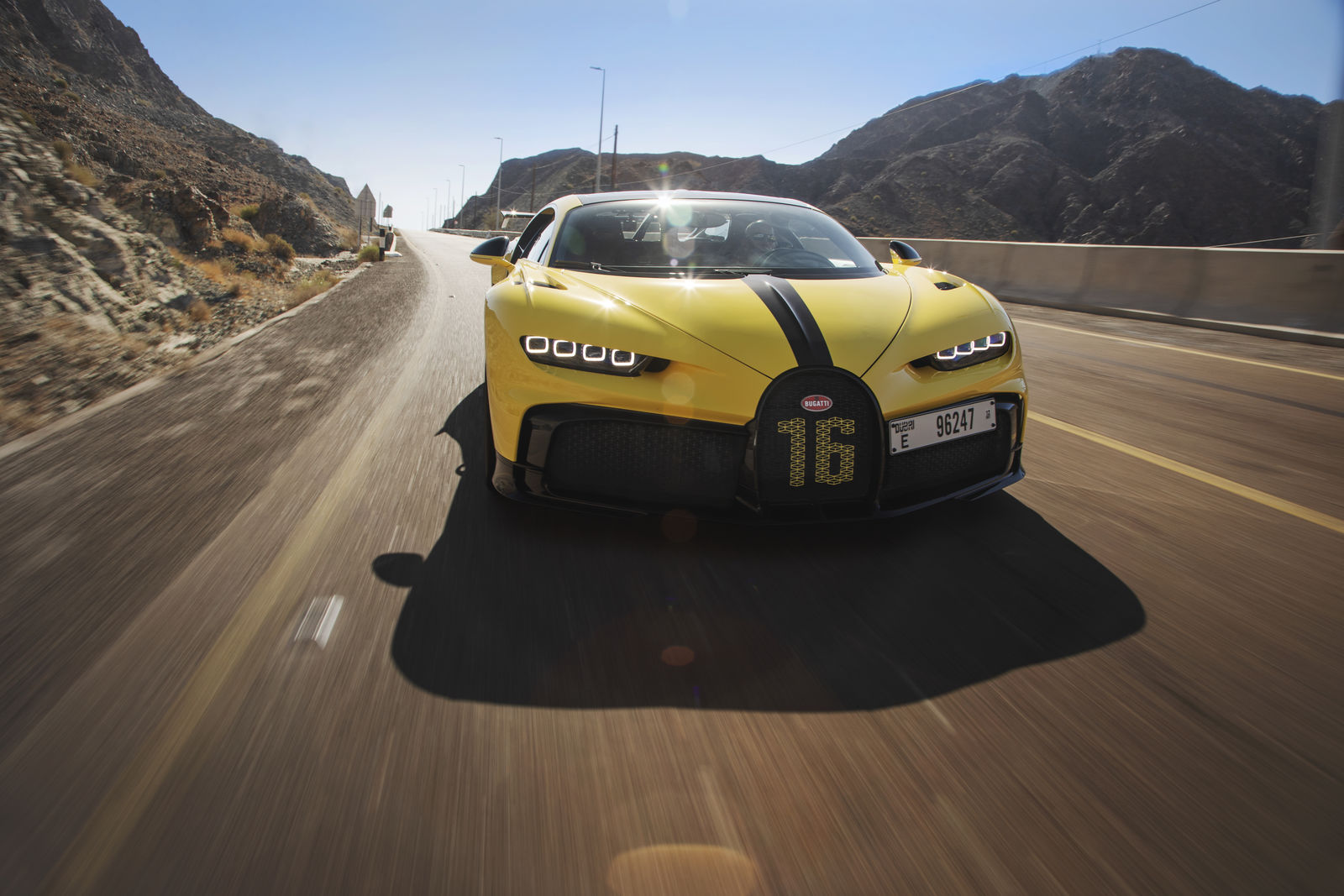 Bugatti Sent The Chiron Pur Sport Into The Mountains Outside Dubai For Testing