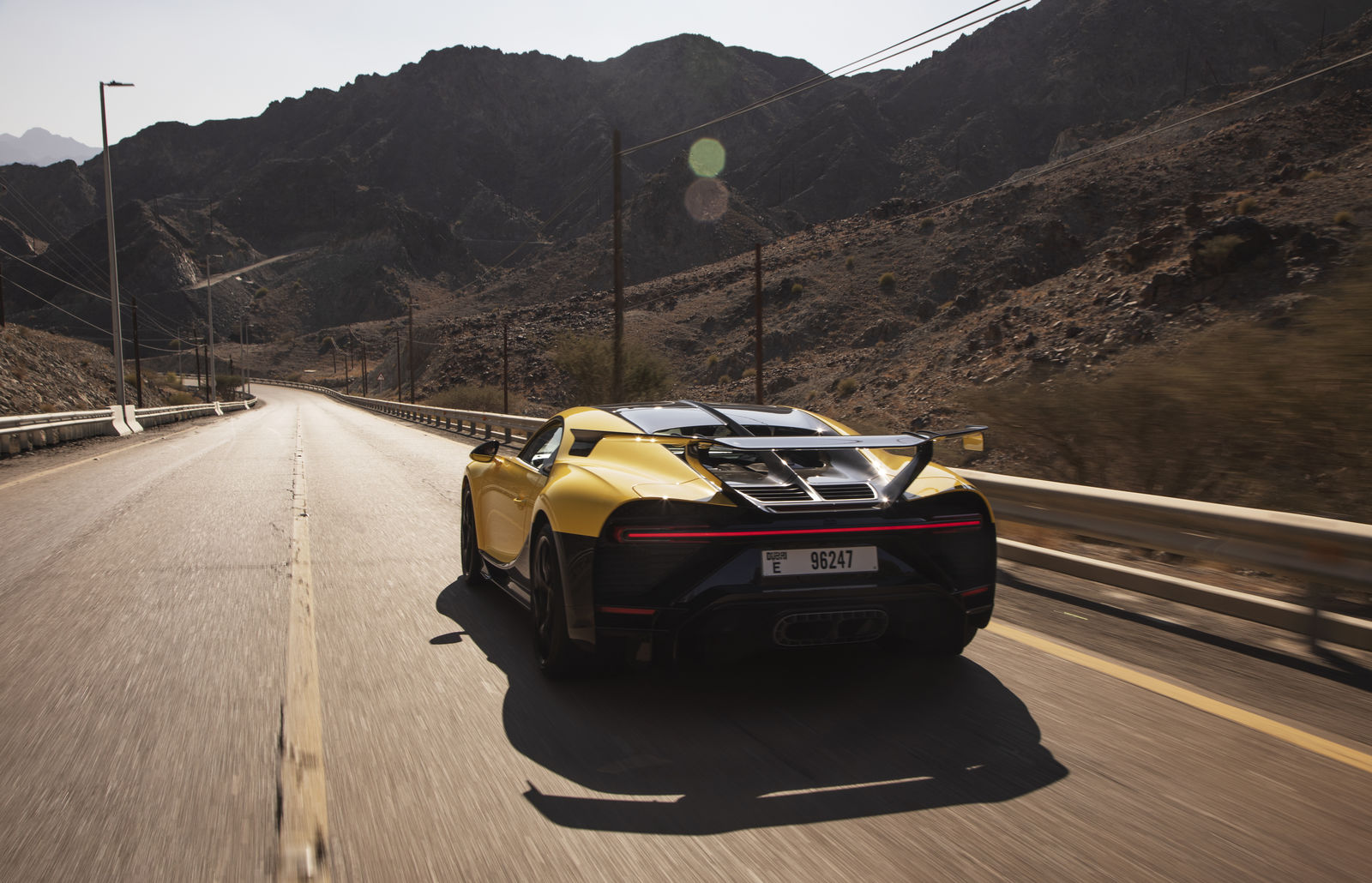 Bugatti Sent The Chiron Pur Sport Into The Mountains Outside Dubai For Testing