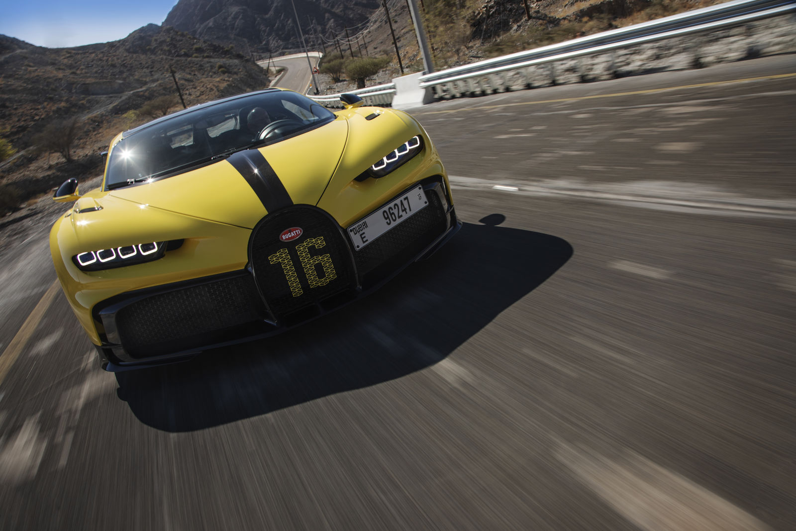 Bugatti Sent The Chiron Pur Sport Into The Mountains Outside Dubai For Testing