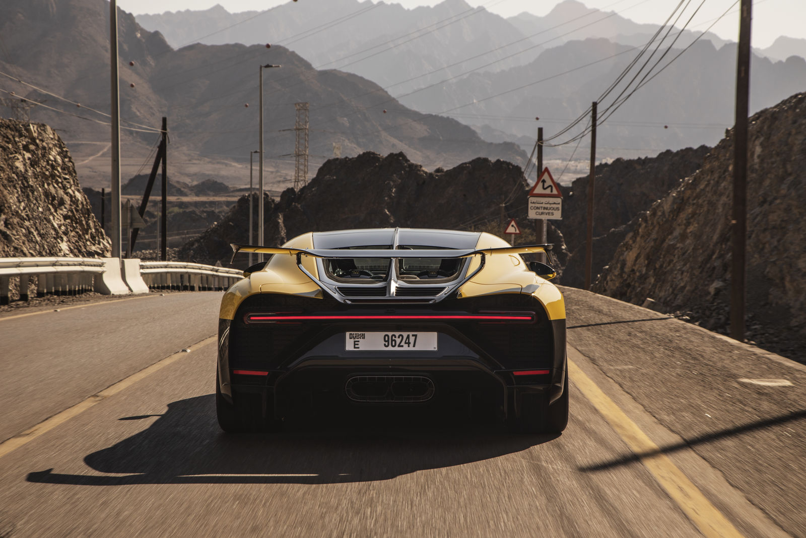 Bugatti Sent The Chiron Pur Sport Into The Mountains Outside Dubai For Testing