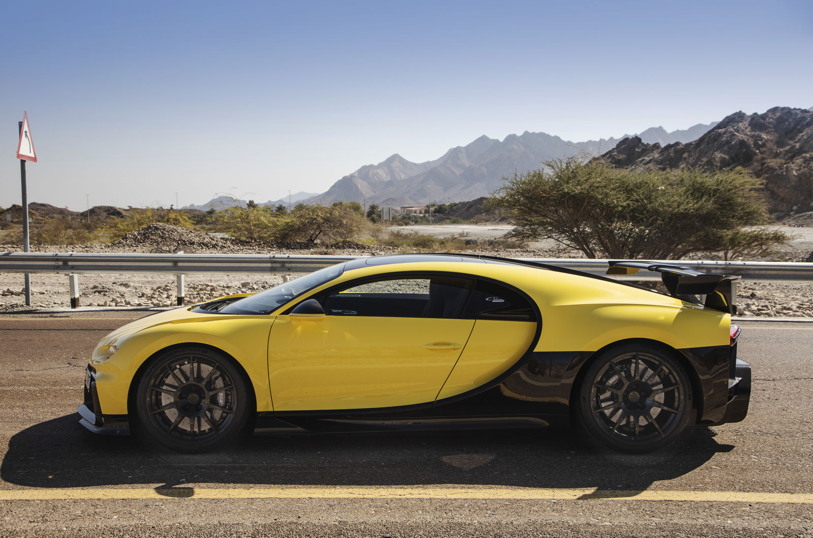 Bugatti Sent The Chiron Pur Sport Into The Mountains Outside Dubai For Testing