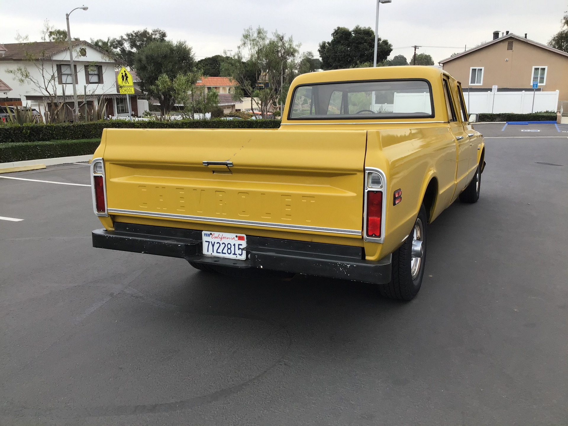Something About This ’72 Chevy C20 Crew Cab Conversion Seems Off, Doesn’t It