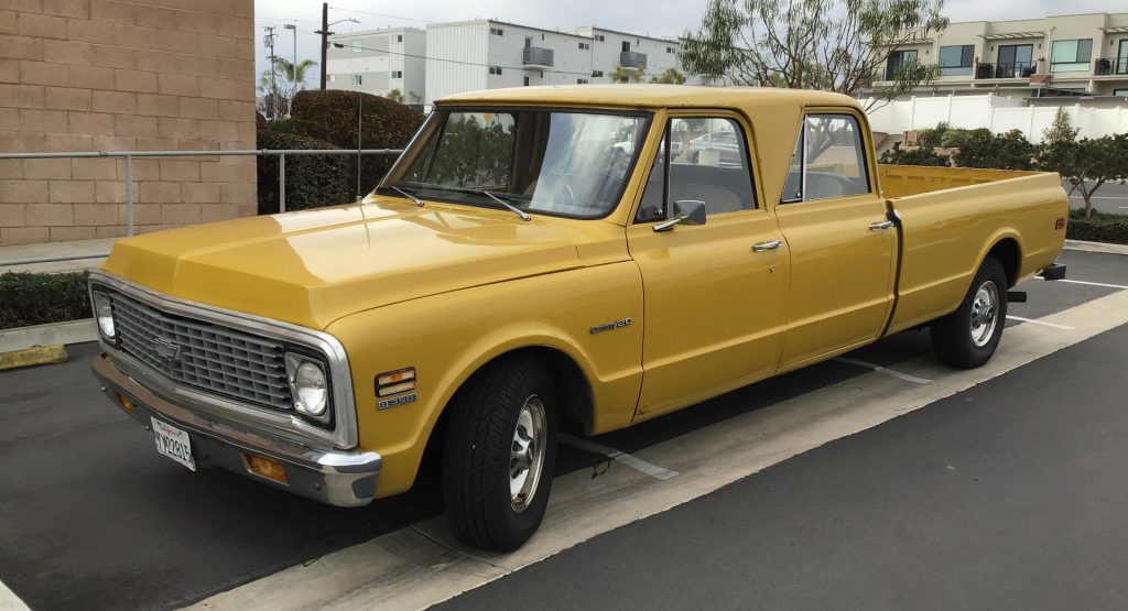  Something About This ’72 Chevy C20 Crew Cab Conversion Seems Off, Doesn’t It