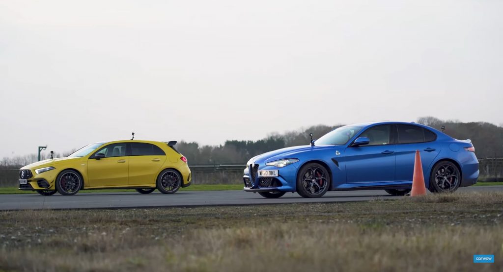  Is The Mercedes-AMG A45 S Mighty Enough To Take On The Alfa Romeo Giulia QV?